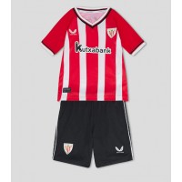 Athletic Bilbao Fotballklær Hjemmedraktsett Barn 2023-24 Kortermet (+ korte bukser)